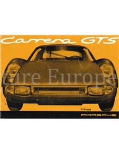 1964 PORSCHE 904 CARRERA GTS PROSPEKT DEUTSCH