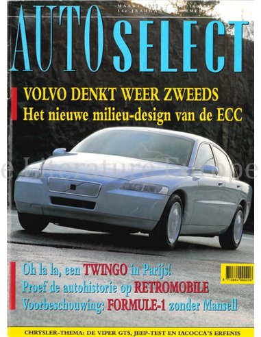 1993 AUTO SELECT MAGAZINE 3 NEDERLANDS