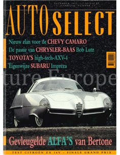1992 AUTO SELECT MAGAZINE 12 Niederländisch