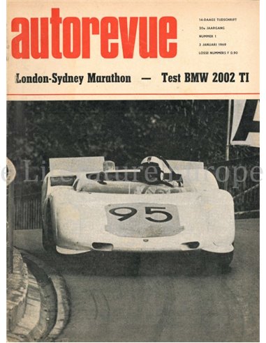 1969 AUTO REVUE MAGAZINE 01 Niederländisch