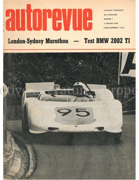 1969 AUTO REVUE MAGAZINE 01 Niederländisch