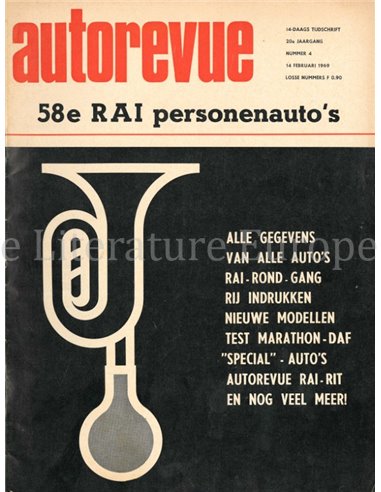 1969 AUTO REVUE MAGAZINE 01 Niederländisch