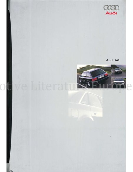 1996 AUDI A6 BROCHURE DUITS