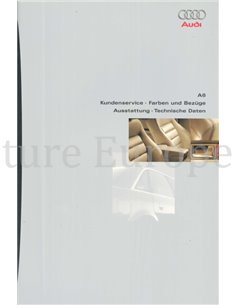1996 AUDI A6 BROCHURE GERMAN 2