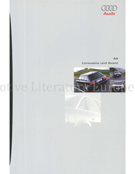 1996 AUDI A6 BROCHURE GERMAN