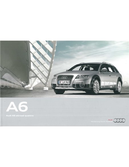 2010 AUDI A6 BROCHURE GERMAN