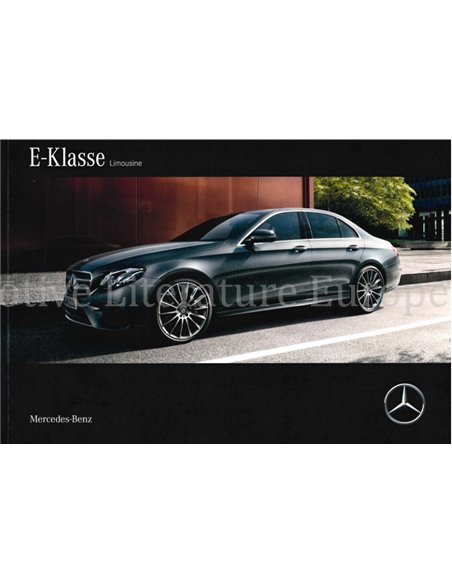 2016 MERCEDES BENZ E-KLASSE PROSPEKT DEUTSCH
