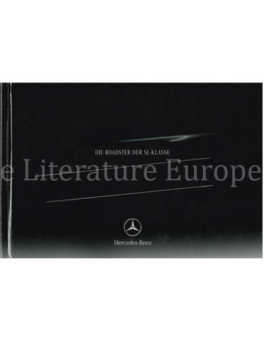2005 MERCEDES BENZ SL HARDCOVER BROCHURE DUITS