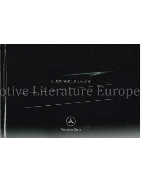 2005 MERCEDES BENZ SL HARDCOVER BROCHURE DUITS