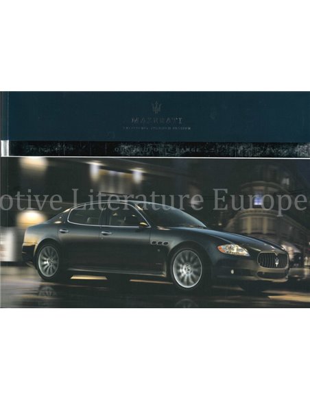 2010 MASERATI QUATTROPORTE SPORT GT S V BROCHURE ENGLISH