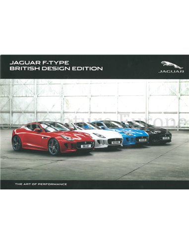 2016 JAGUAR F TYPE COUPÉ BROCHURE BRITS DESIGN EDITIE NEDERLANDS