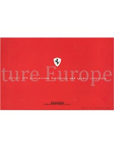 1959 FERRARI 250 GRANTURISMO BERLINETTA & SPYDER CALIFORNIA PROSPEKT ENGLISCH 2