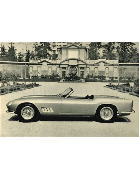 1959 FERRARI 250 GRANTURISMO BERLINETTA & SPYDER CALIFORNIA PROSPEKT ENGLISCH