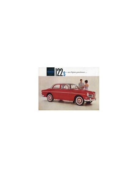 1961 VOLVO 122 S LEAFLET FRANS