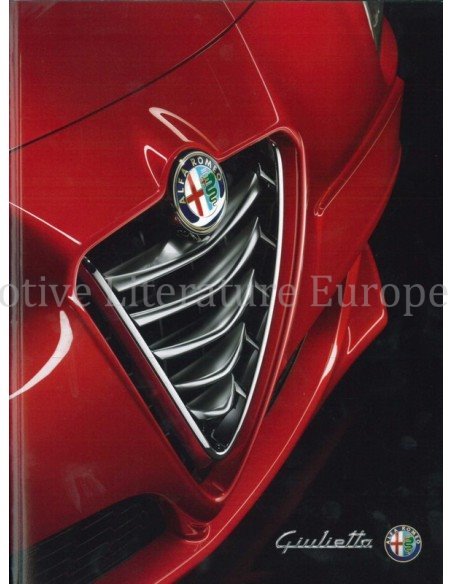 2014 ALFA ROMEO GIULIETTA BROCHURE DUITS