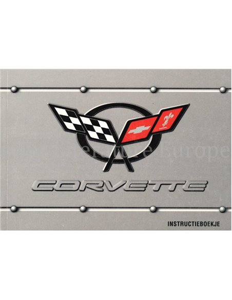1999 CHEVROLET CORVETTE INSTRUCTIEBOEKJE NEDERLANDS