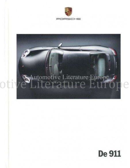2001 PORSCHE 911 CARRERA HARDCOVER PROSPEKT NIEDERLÄNDISCH