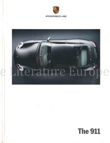 2001 PORSCHE 911 CARRERA HARDCOVER PROSPEKT ENGLISCH