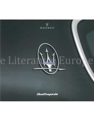 2018 MASERATI QUATTROPORTE GRANLUSSO GRANSPORT BROCHURE ENGELS