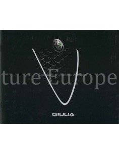2016 ALFA ROMEO GIULIA BROCHURE DUTCH