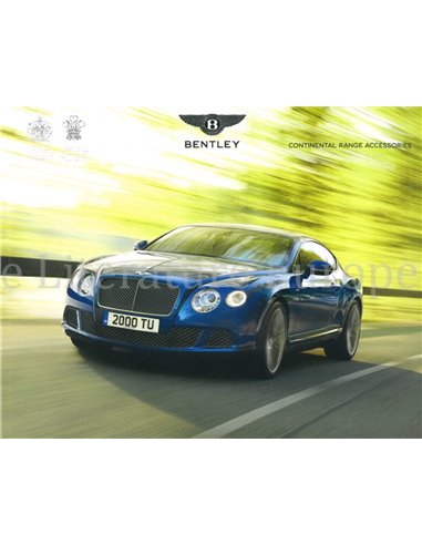 2017 BENTLEY CONTINENTAL RANGE ACCESSOIRES BROCHURE ENGELS