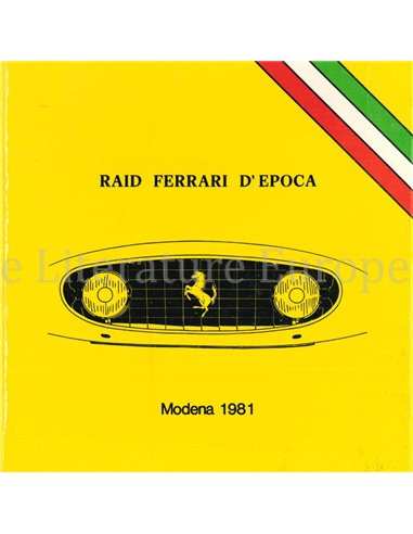 RAID FERRARI D'EPOCA, MODENA 1981