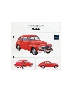 1964 VOLVO 544 BROCHURE NEDERLANDS