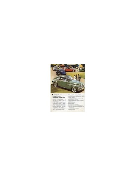 1959 VOLVO 544 LEAFLET NEDERLANDS