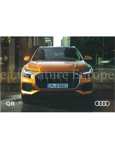 2018 AUDI Q8 BROCHURE DUITS