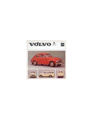 1963 VOLVO 544 & 210 BROCHURE NEDERLANDS
