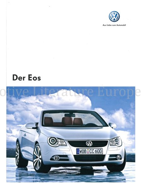 2006 VOLKSWAGEN EOS PROSPEKT DEUTSCH