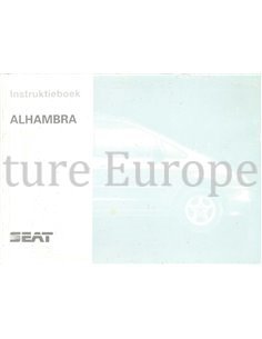 1996 SEAT ALHAMBRA OWNERS MANUAL DUTCH