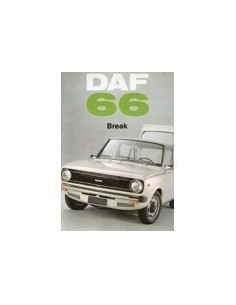 1972 DAF 66 BREAK BROCHURE FRANS