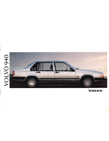 1992 VOLVO 940 BROCHURE NEDERLANDS
