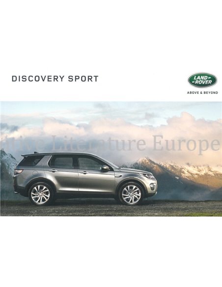 2017 LAND ROVER DISCOVERY SPORT BROCHURE NEDERLANDS