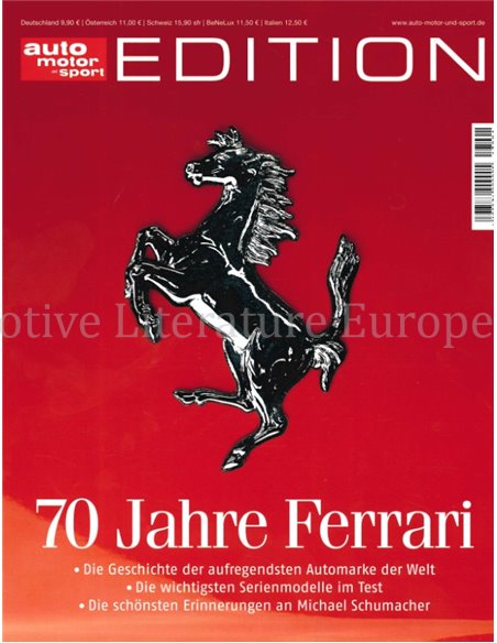 70 JAHRE FERRARI, AUTO MOTOR UND SPORT EDITION