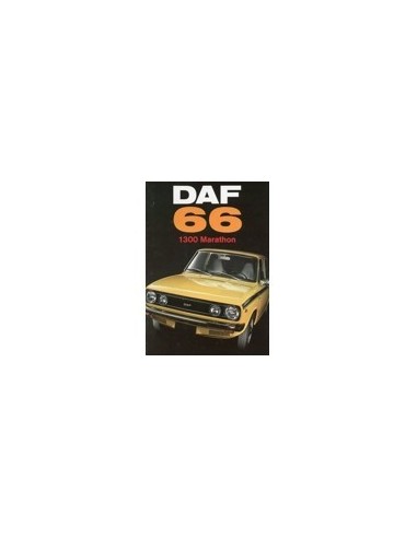 1973 DAF 66 1300 MARATHON BROCHURE NEDERLANDS