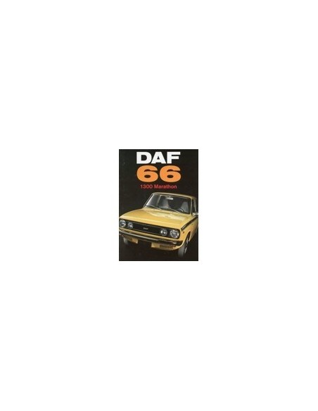 1973 DAF 66 1300 MARATHON BROCHURE NEDERLANDS