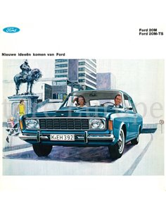 1968 FORD TAUNUS 20M / 20M-TS PROSPEKT NIEDERLÄNDISCH