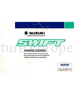 1995 SUZUKI SWIFT INSTRUCTIEBOEKJE NEDERLANDS