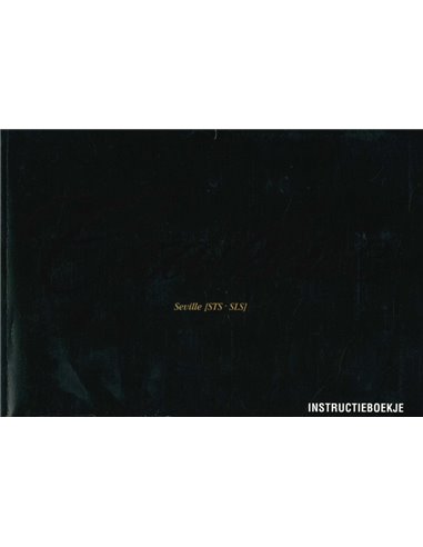 1998 CADILLAC SEVILLE (STS-SLS) BETRIEBSANLEITUNG NIEDERLÄNDISCH