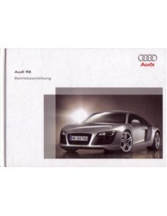 2008 AUDI R8 HARDCOVER INSTRUCTIEBOEKJE DUITS