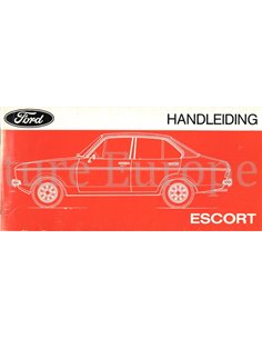 1976 FORD ESCORT OWNERS MANUAL HANDBOOK DUTCH