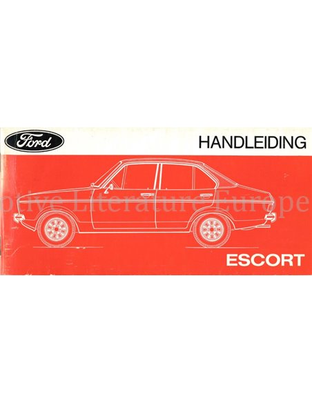 1976 FORD ESCORT OWNERS MANUAL HANDBOOK DUTCH
