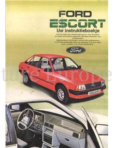 1983 FORD ESCORT INSTRUCTIEBOEKJE DUITS