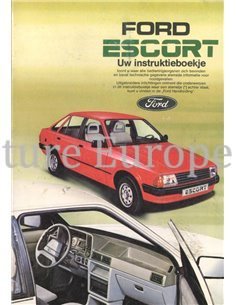 1984 FORD ESCORT INSTRUCTIEBOEKJE NEDERLANDS