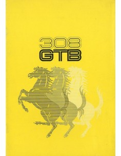 1976 FERRARI 308 GTB BROCHURE 120/76