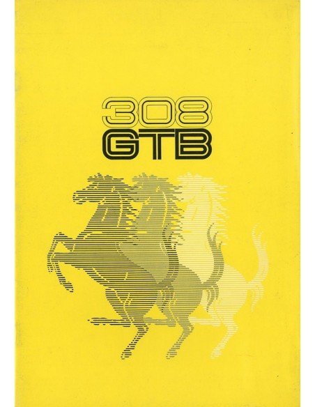 1976 FERRARI 308 GTB BROCHURE 120/76