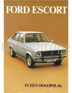 1978 FORD ESCORT BEDIENUNGSANLEITING NIEDERLÄNDISCH