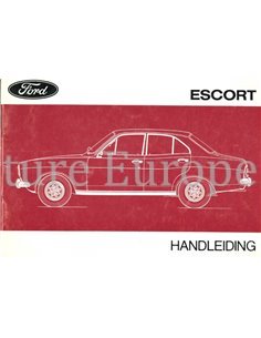 1972 FORD ESCORT INSTRUCTIEBOEKJE NEDERLANDS